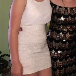 White formal dress